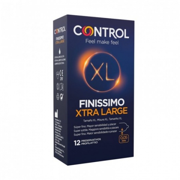 CONTROL FINISSIMO XL 12 PRESERVATIVOS