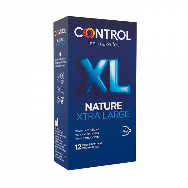 CONTROL NATURE XL 12 PRESERVATIVOS