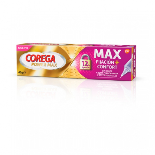COREGA MAX FIJACION Y CONFORT 40GR
